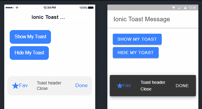Ionic Toast Messages using ToastController in Ionic 5 Applications « Freaky  Jolly